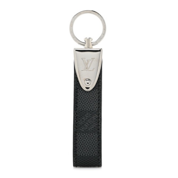 ⭐️WALL OPTION 15- Louis Vuitton Black and Silver Key & Card Holder - Picture 1 of 7